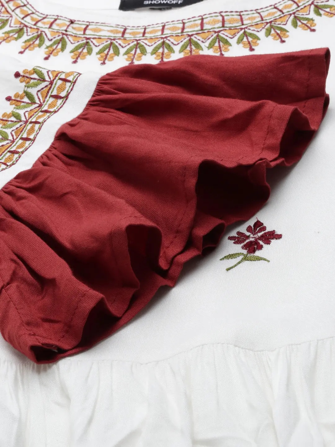 Women's Multicolour Cotton Solid Comfort Fit Kurtas
