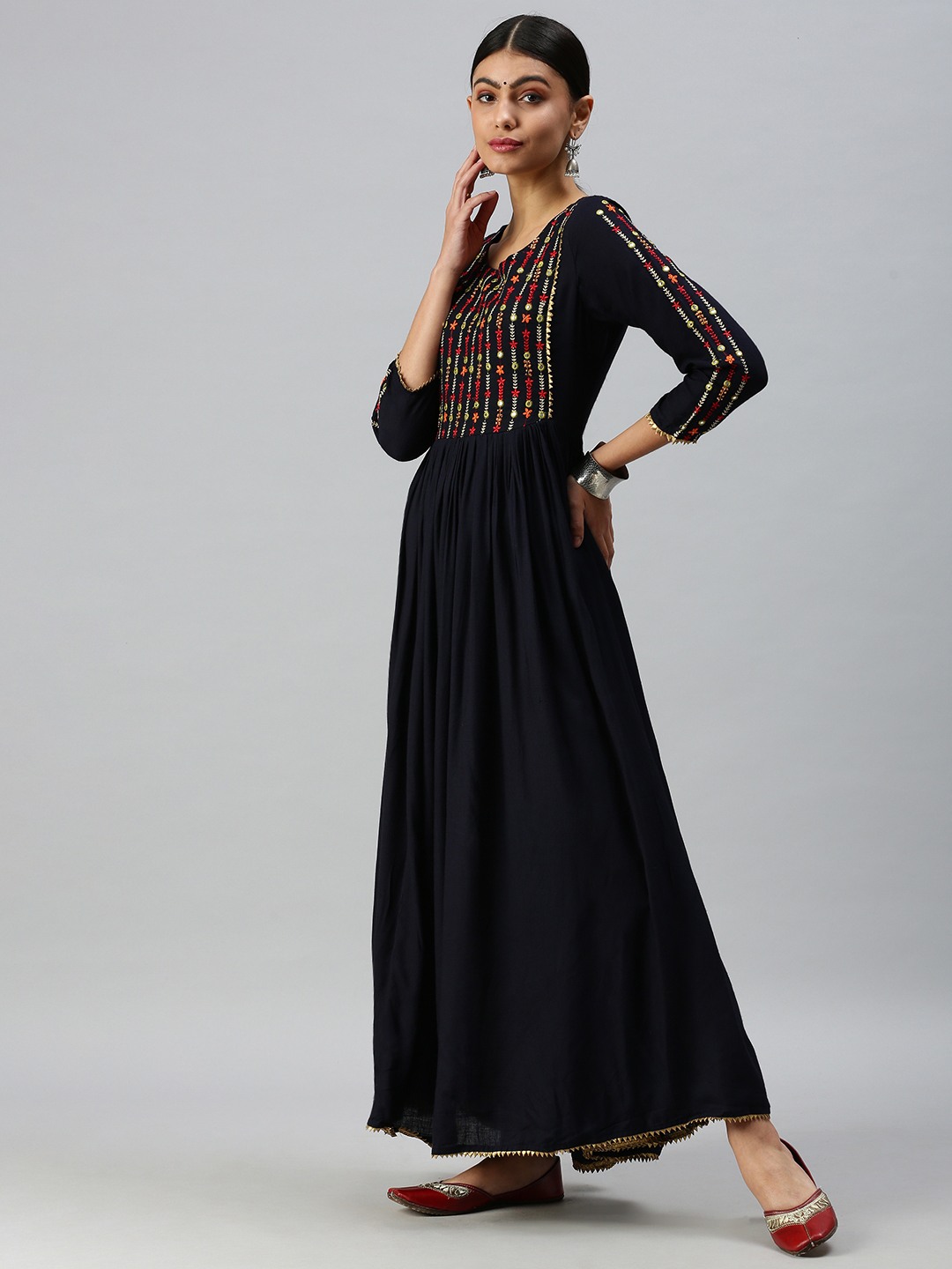 SHOWOFF Fashion Yoke Design Women Kurta