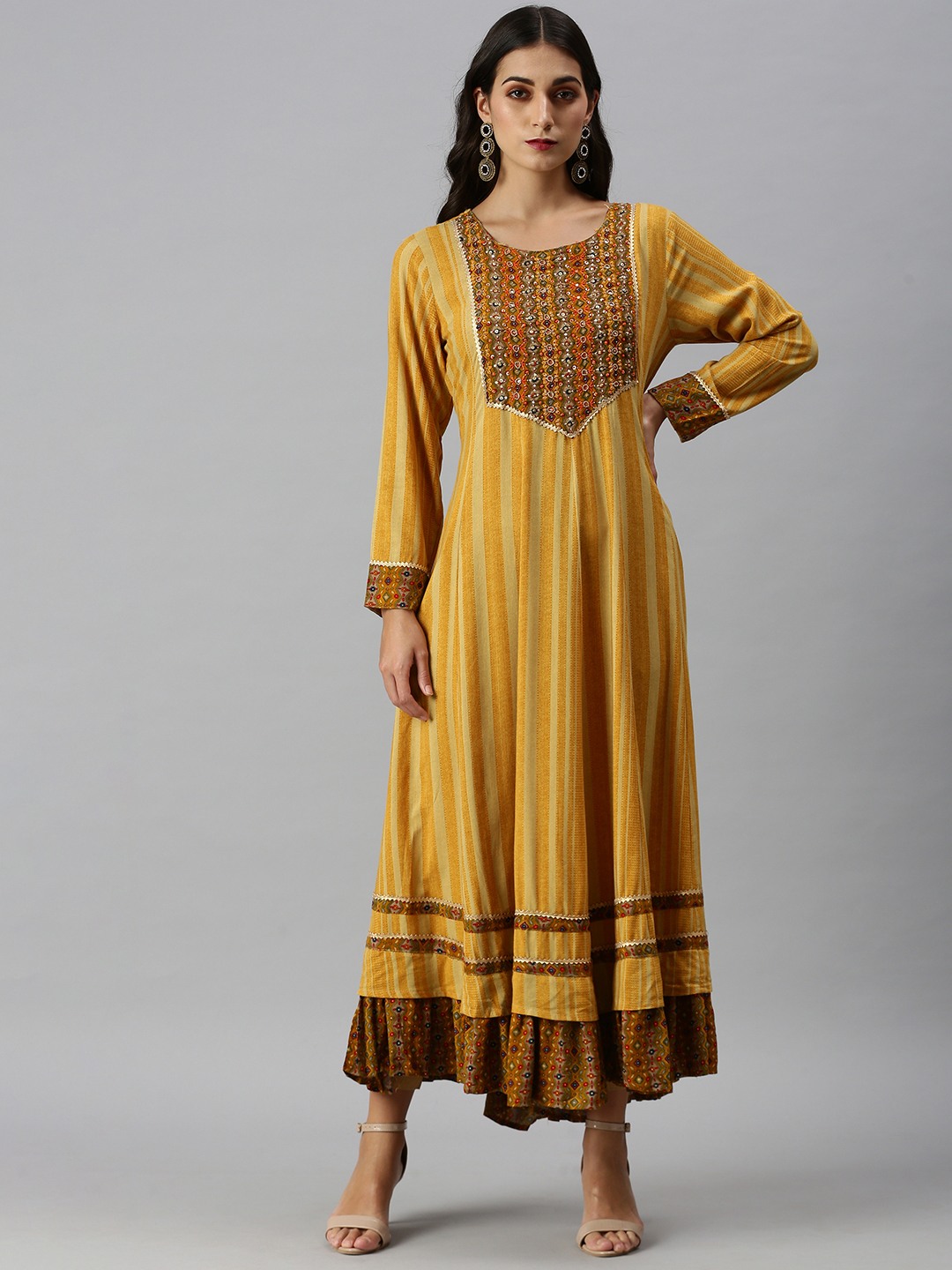 SHOWOFF Fashion Yoke Design NA WOMEN KURTA