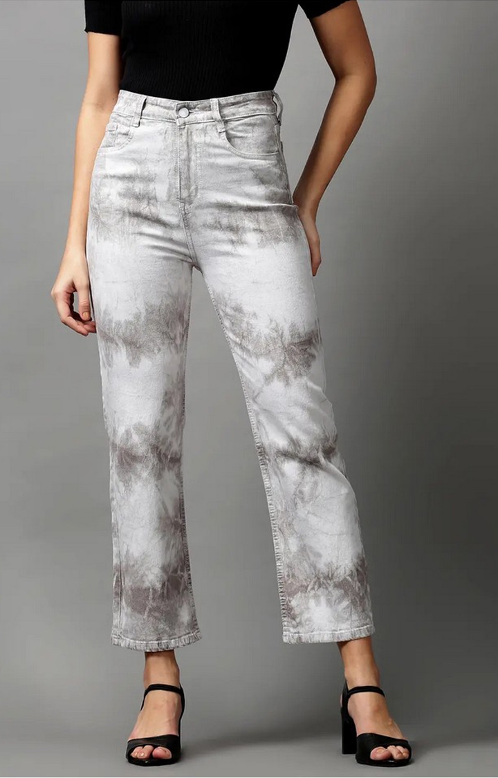 Showoff | SHOWOFF Women Grey Solid  Regular Fit Jeans