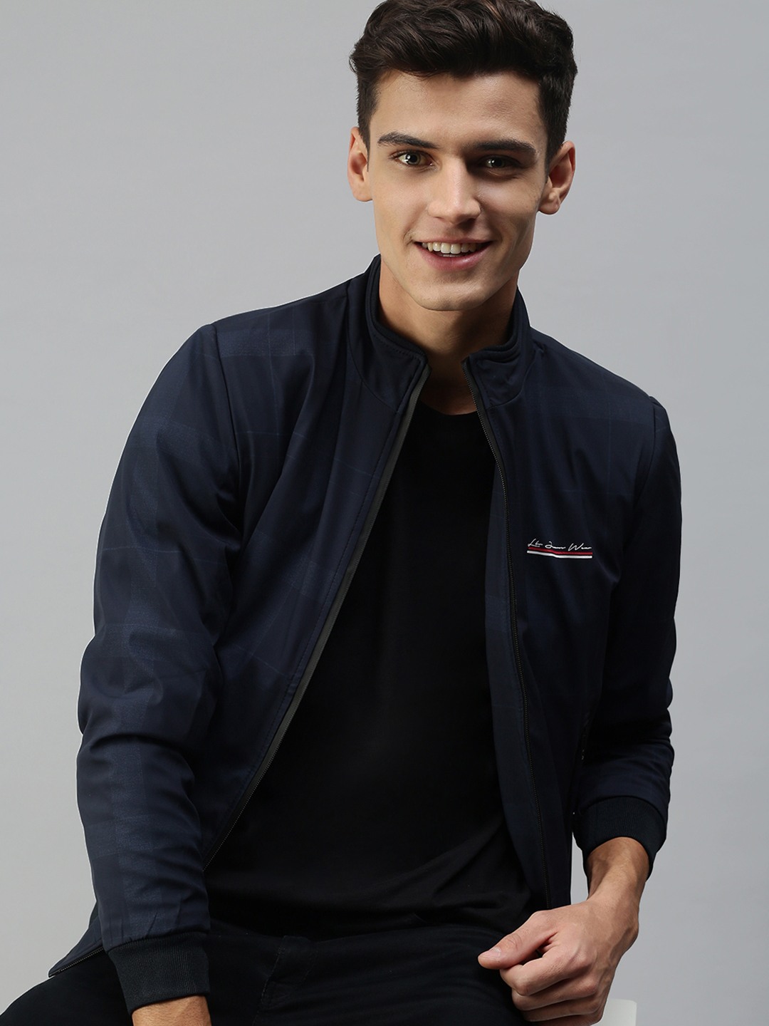 SHOWOFF Men Casual Checked Jackets
