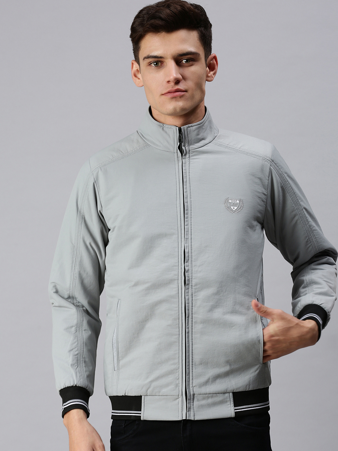 Showoff | SHOWOFF Men Casual Solid Jackets