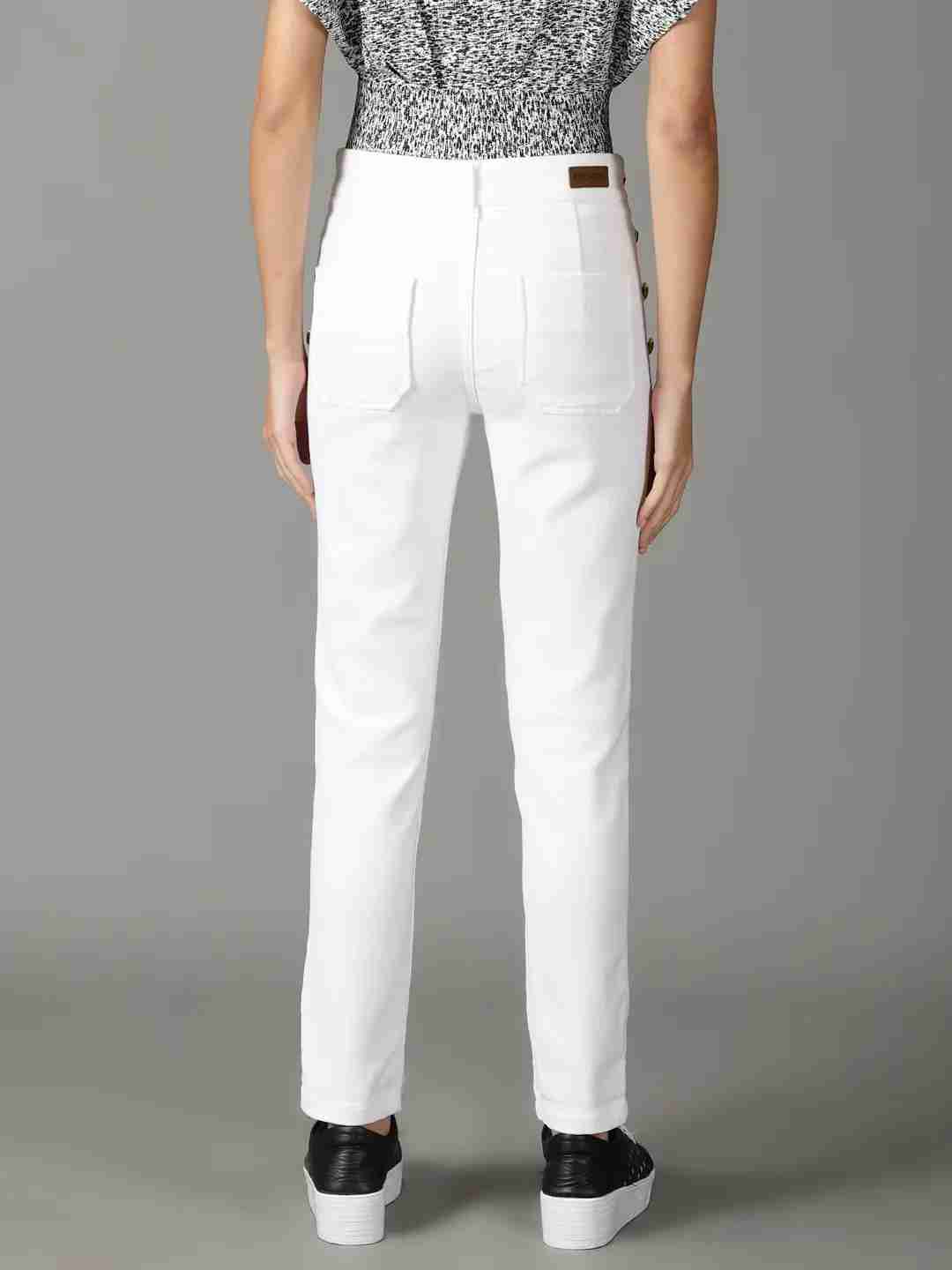 white relaxed jeans