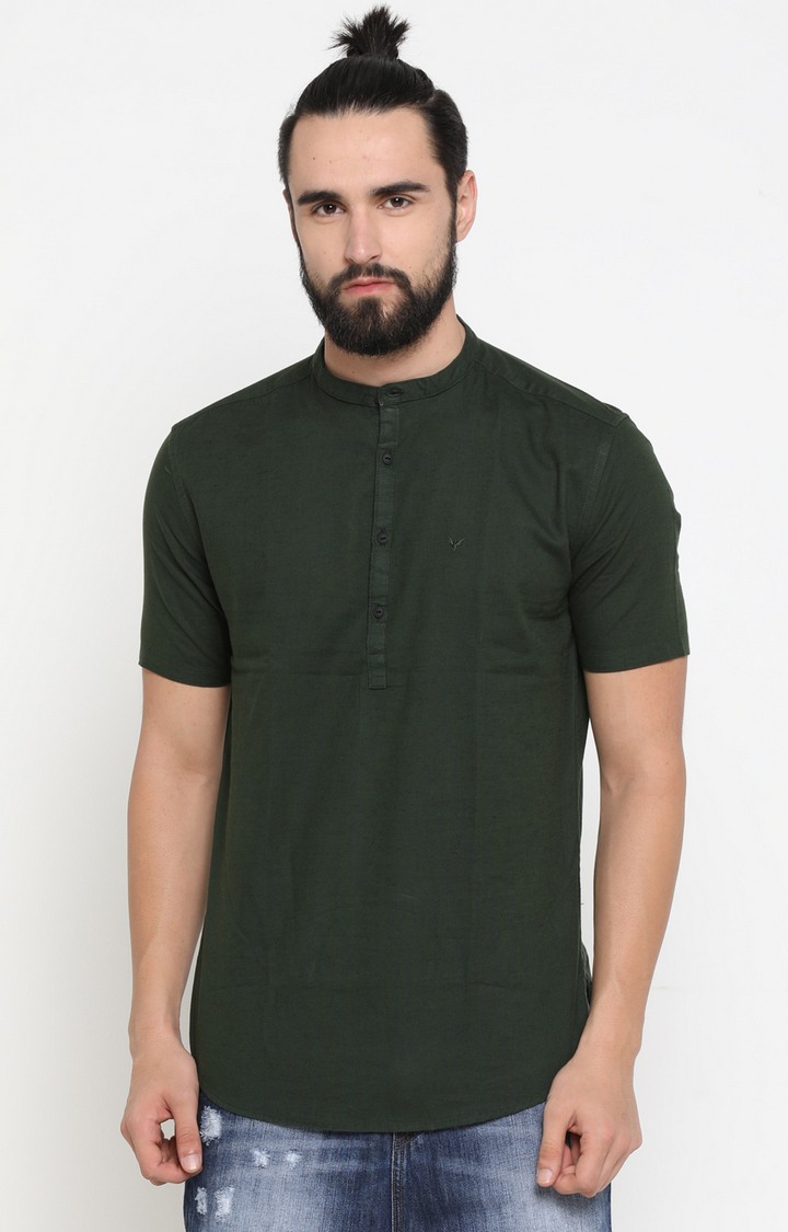 SHOWOFF Men's Solid Casual Kurta