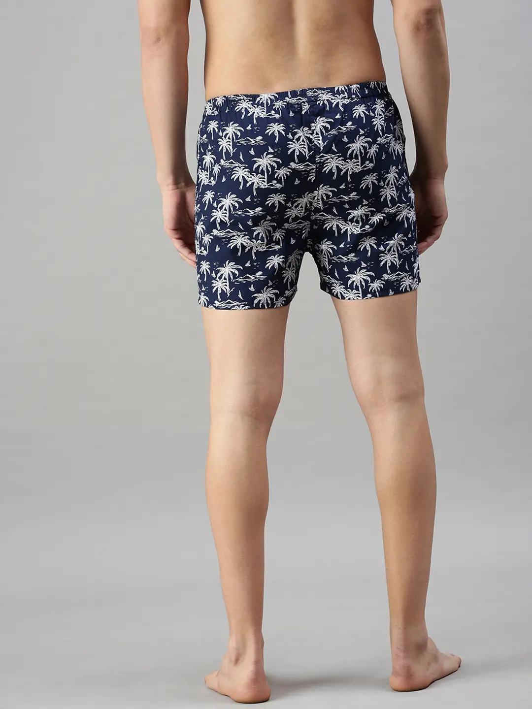 Pack of 2 Men's Casual Printed Cotton Boxers