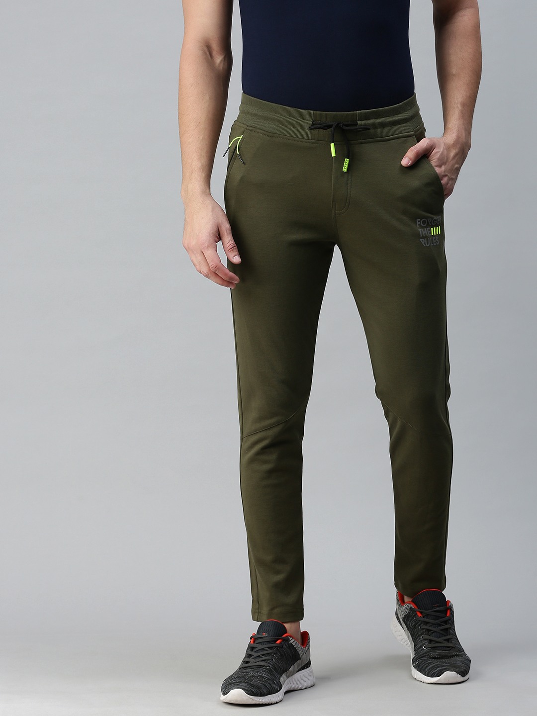 SHOWOFF Men Casual Cotton Slim Fit Track Pants