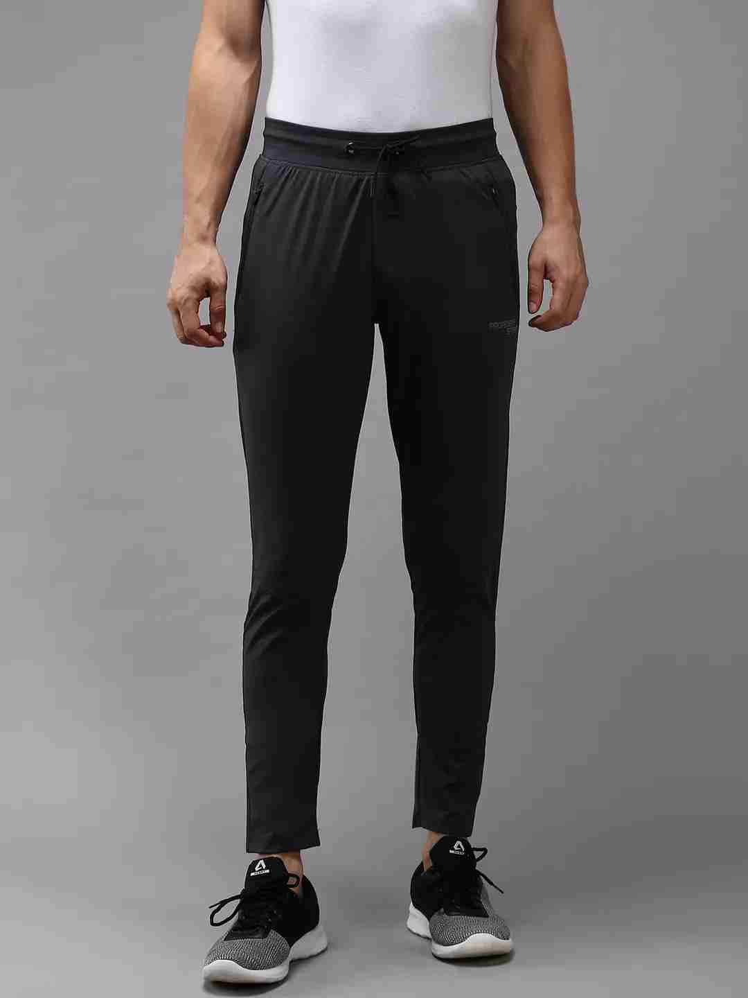 Showoff | SHOWOFF Men's Grey Regular Fit Solid Track Pants