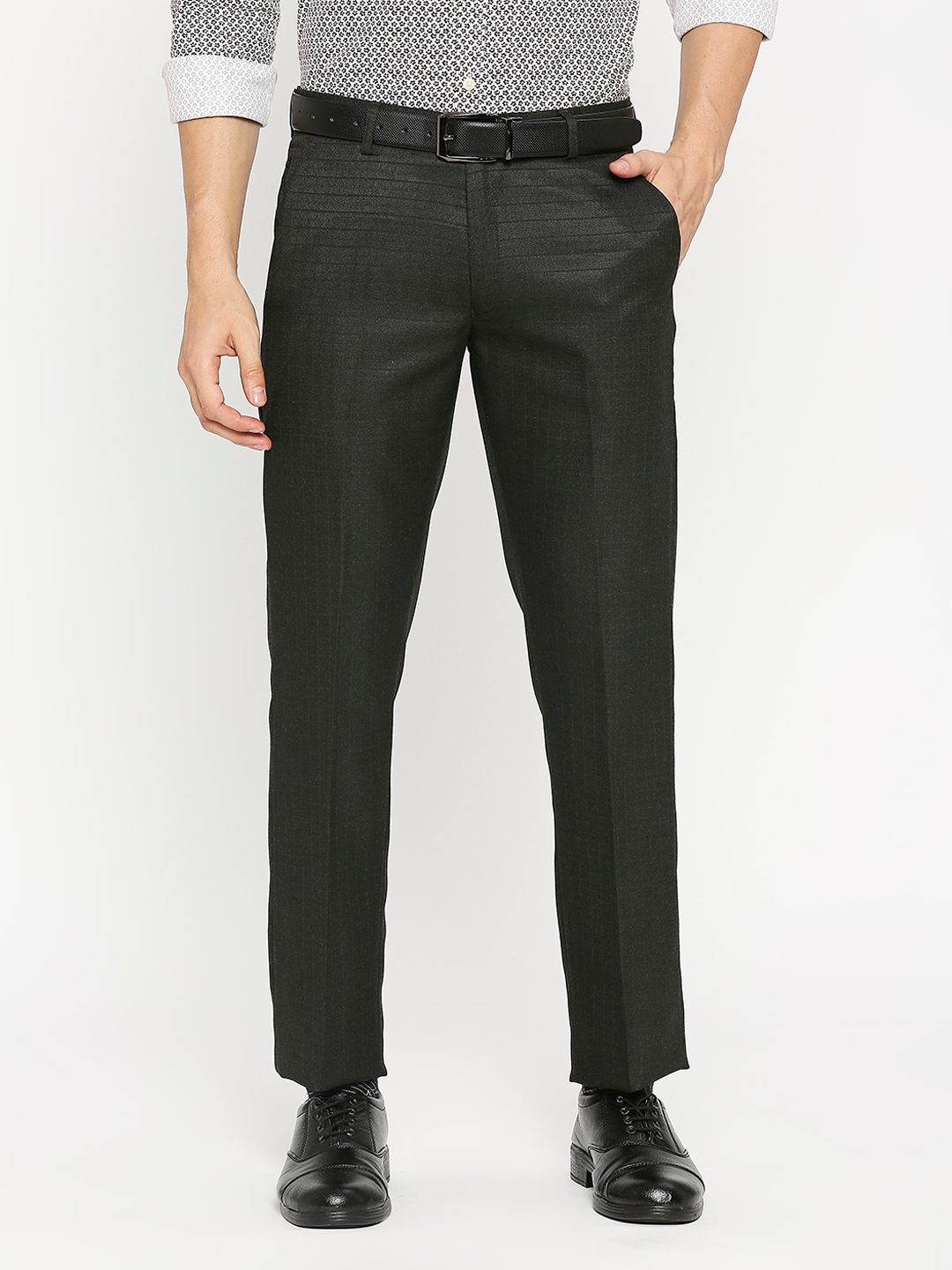 Shotarr Mens Slim Fit Navy Formal Trouser for Men and Boys  Polyester  Viscose Bottom Formal Pants