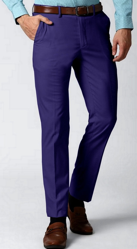 Buy TURTLE Mens 4 Pocket Solid Formal Trousers  Shoppers Stop