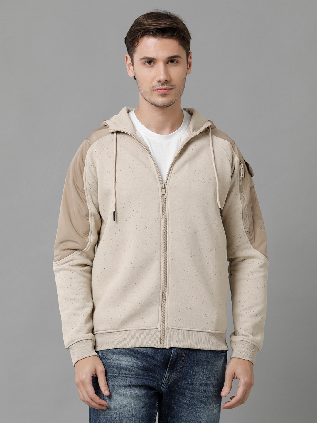 Men's Fawn Fleece Solid hoodie