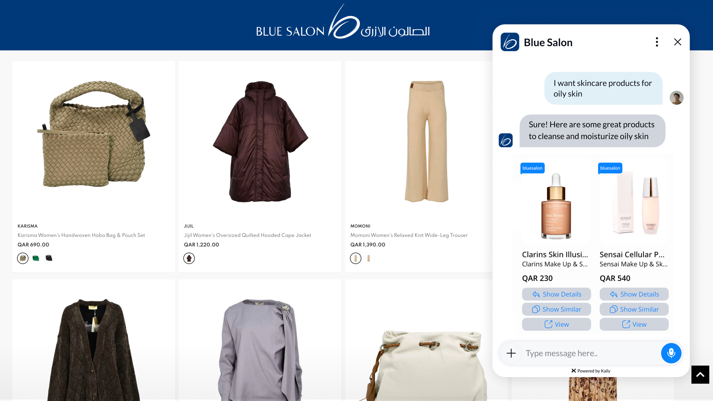 bags and jackets banner