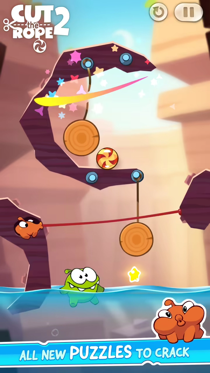 Cut the Rope 2 Gameplay
