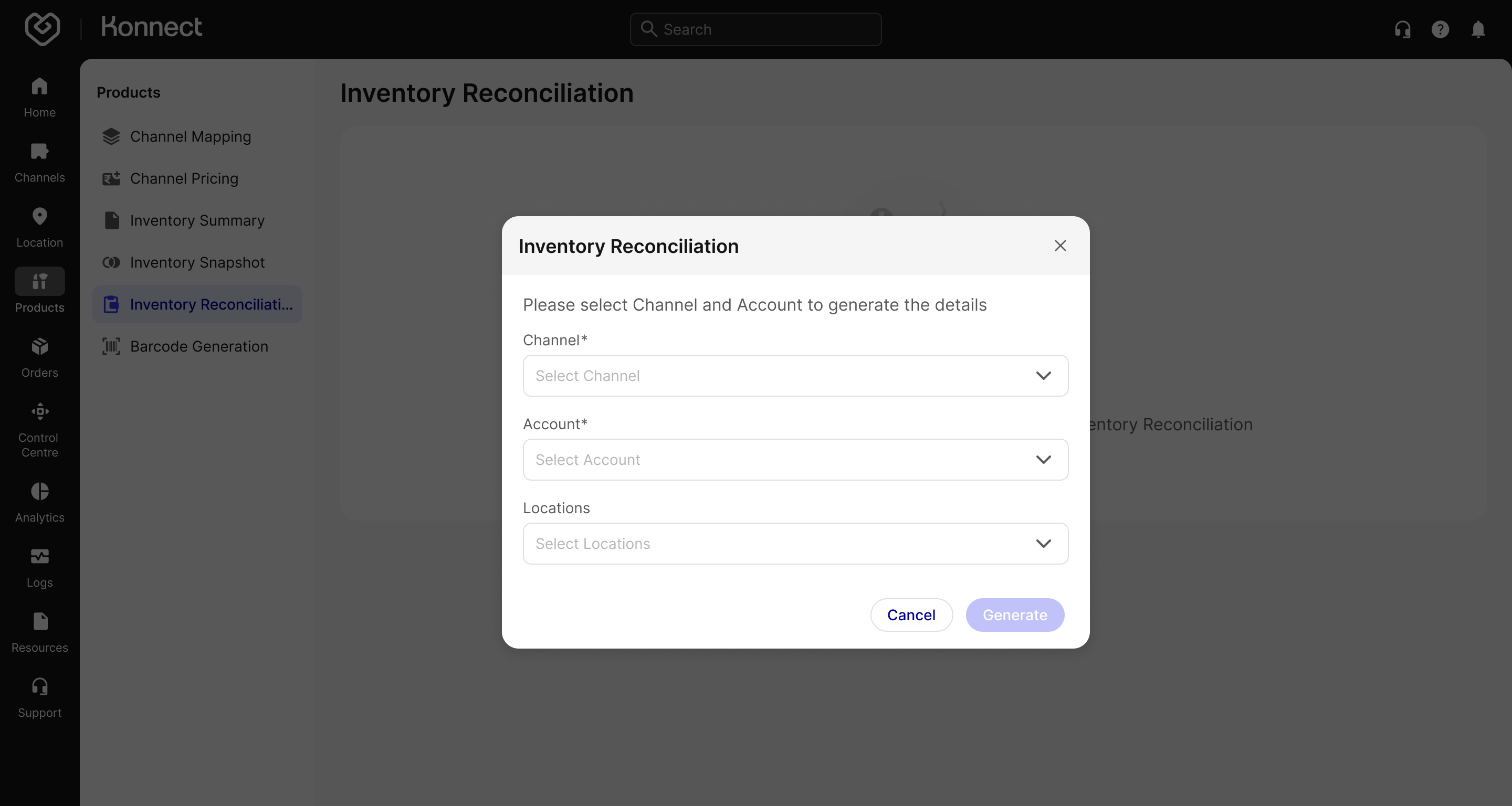 Reconciliation Filters