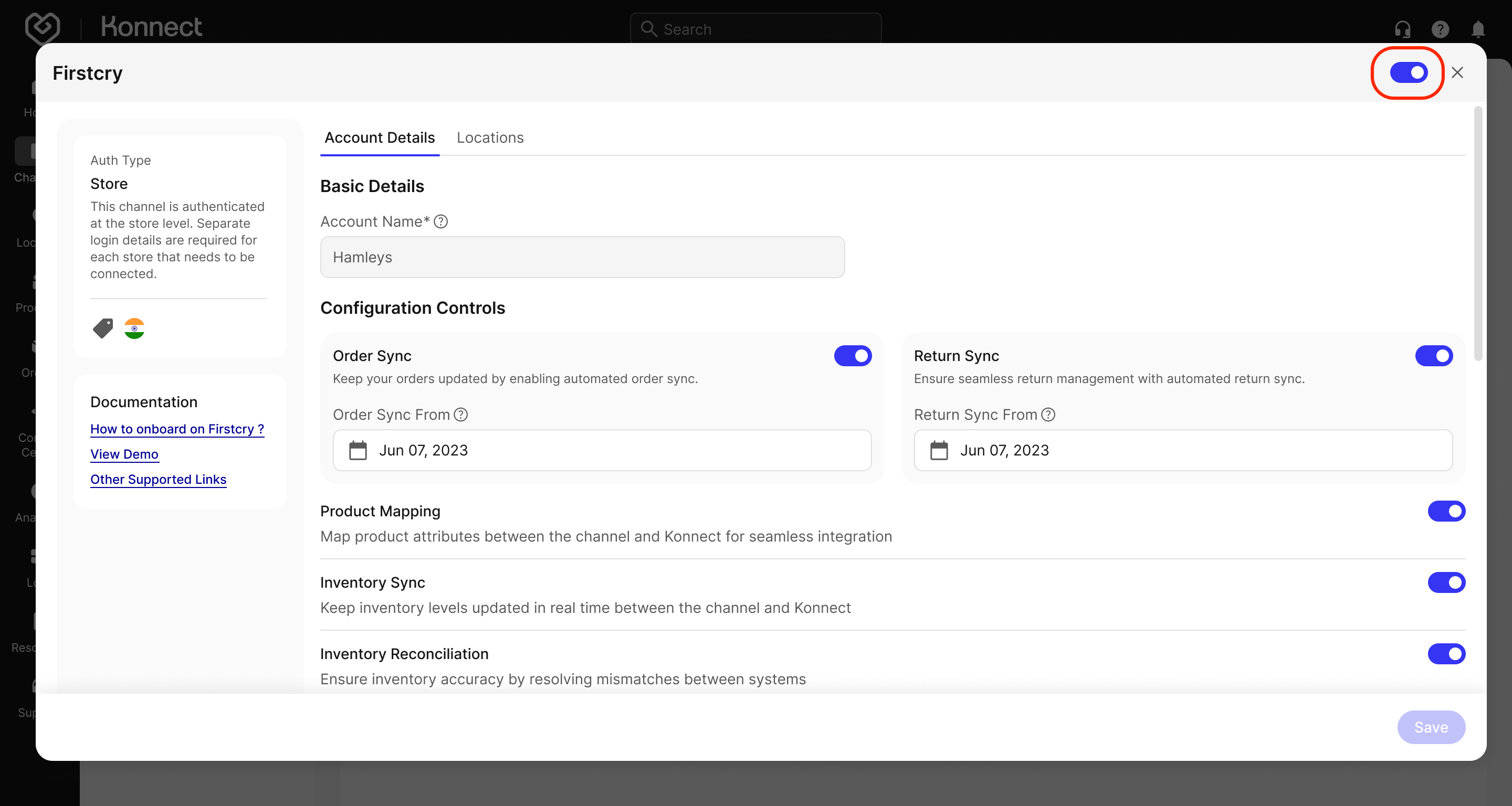 Store Auth - Editing Account Details