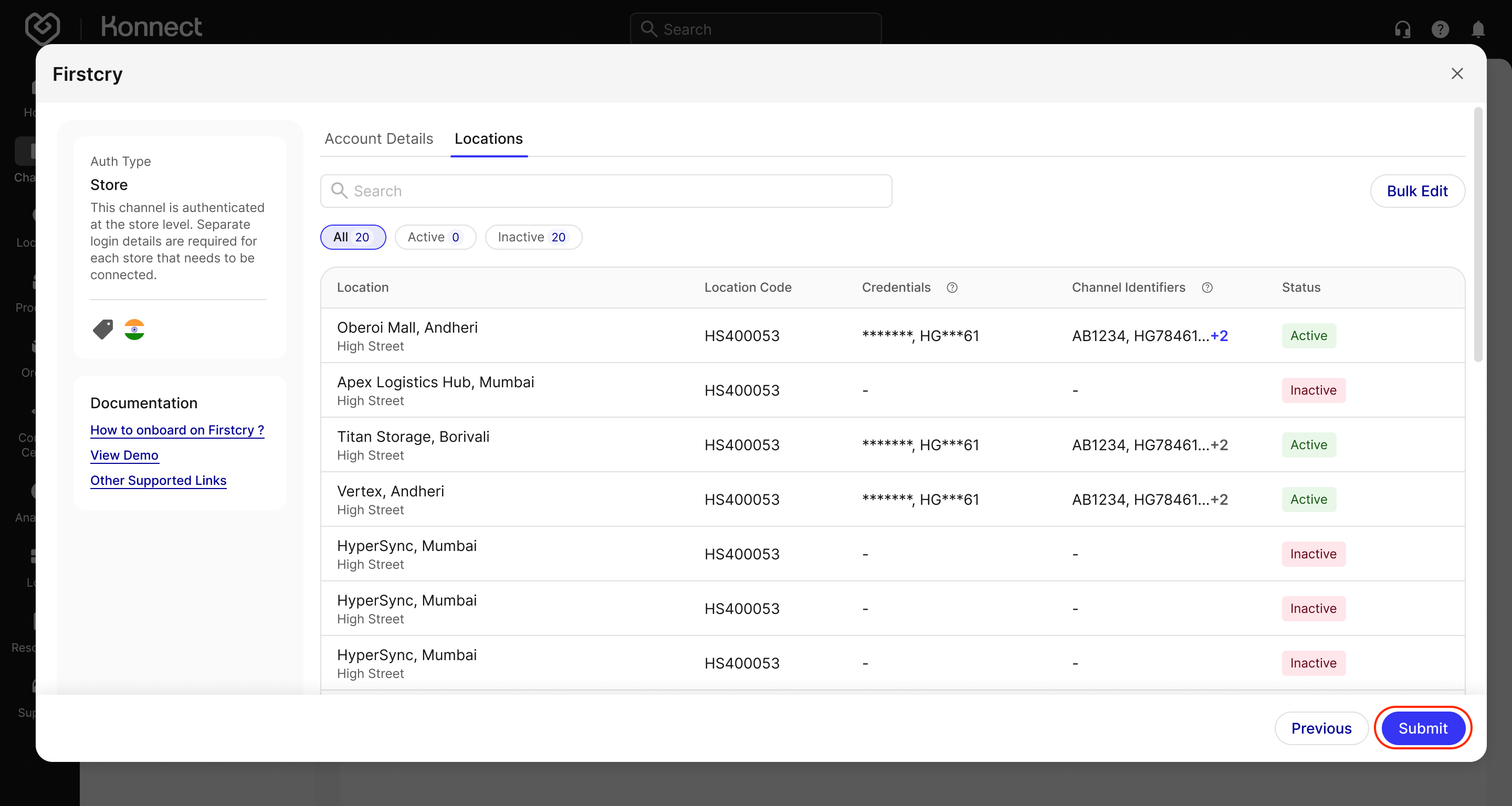 Store Auth - Submitting & Going Live Step 1