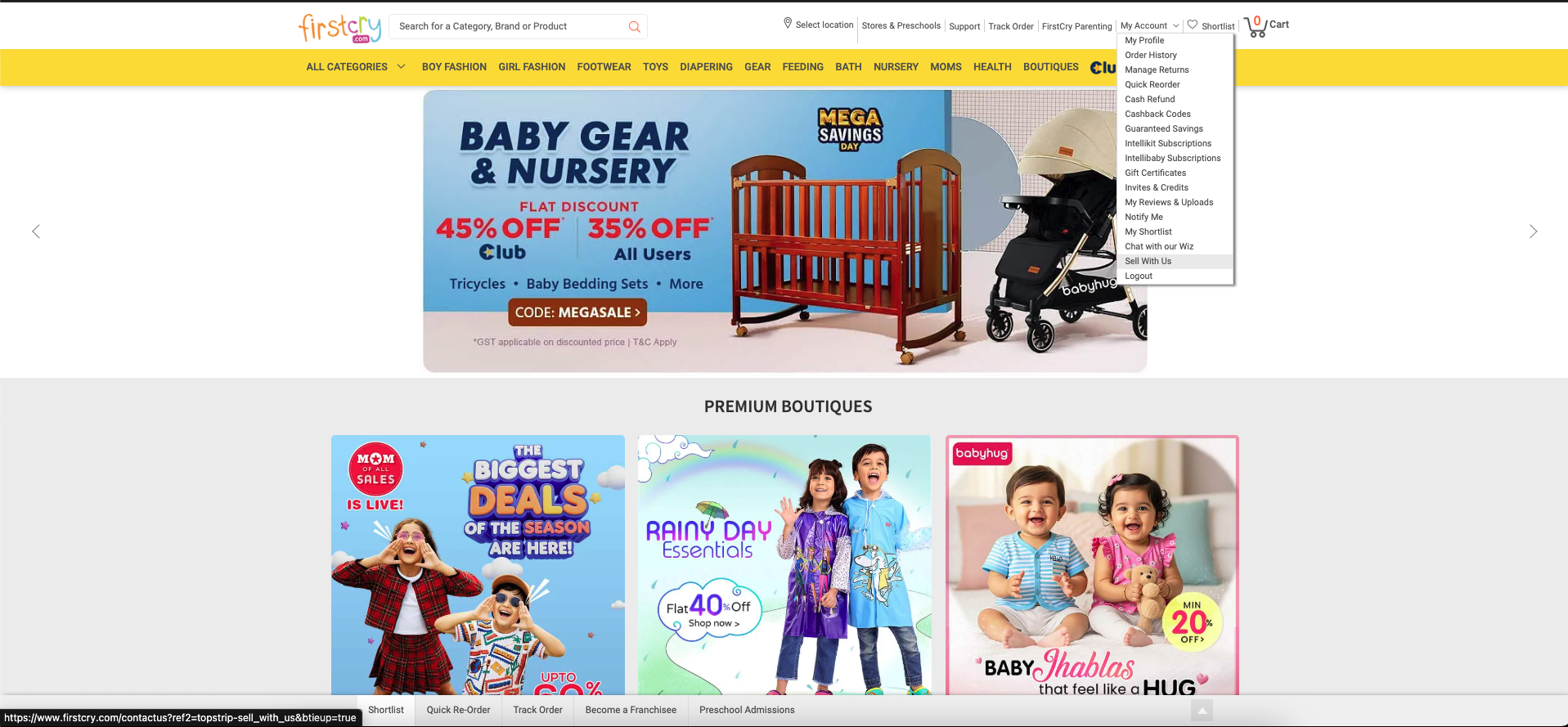 FirstCry Sell With Us