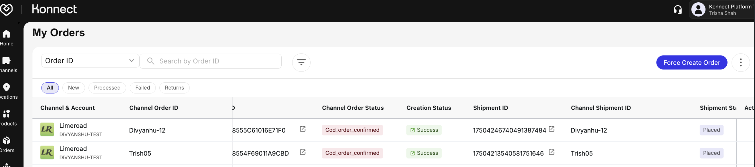 Limeroad Order Flow Testing