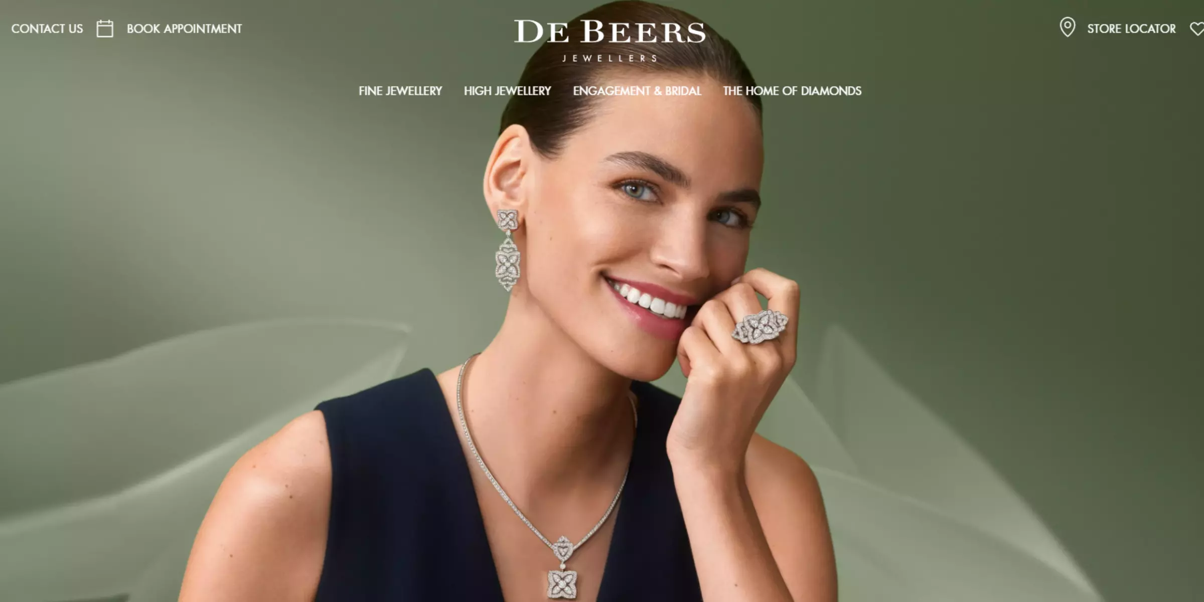 Home page of de beers