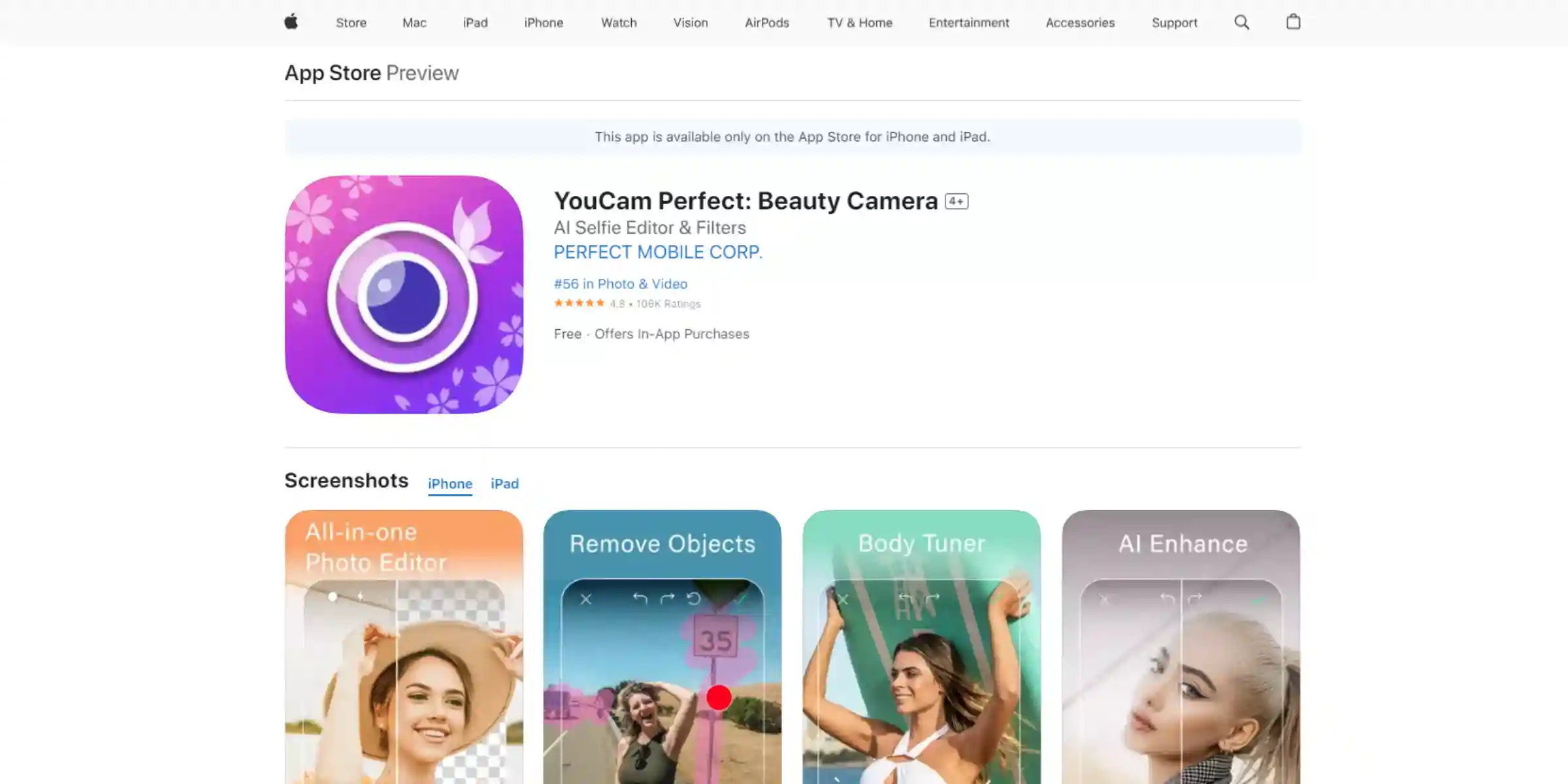 YouCam Perfect