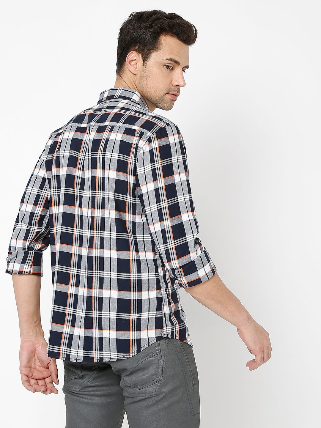Men's S.DET CHECKERED IN relaxed fit shirt