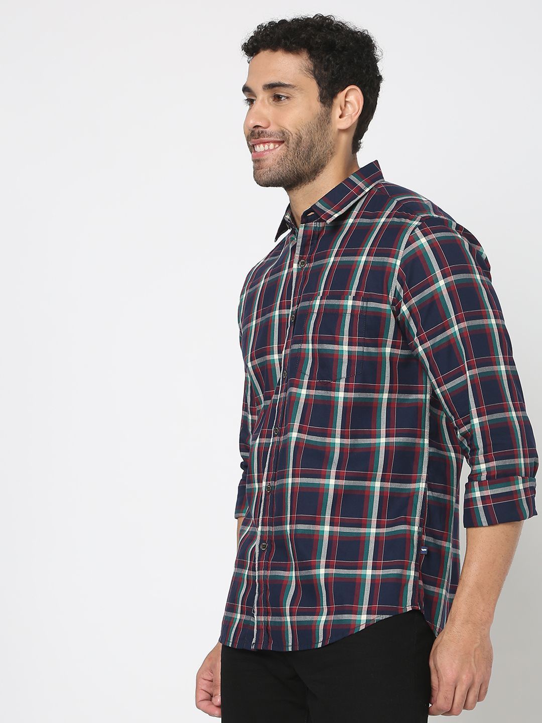 MEN'S S.DET RETRO CHECK IN Casual Shirts