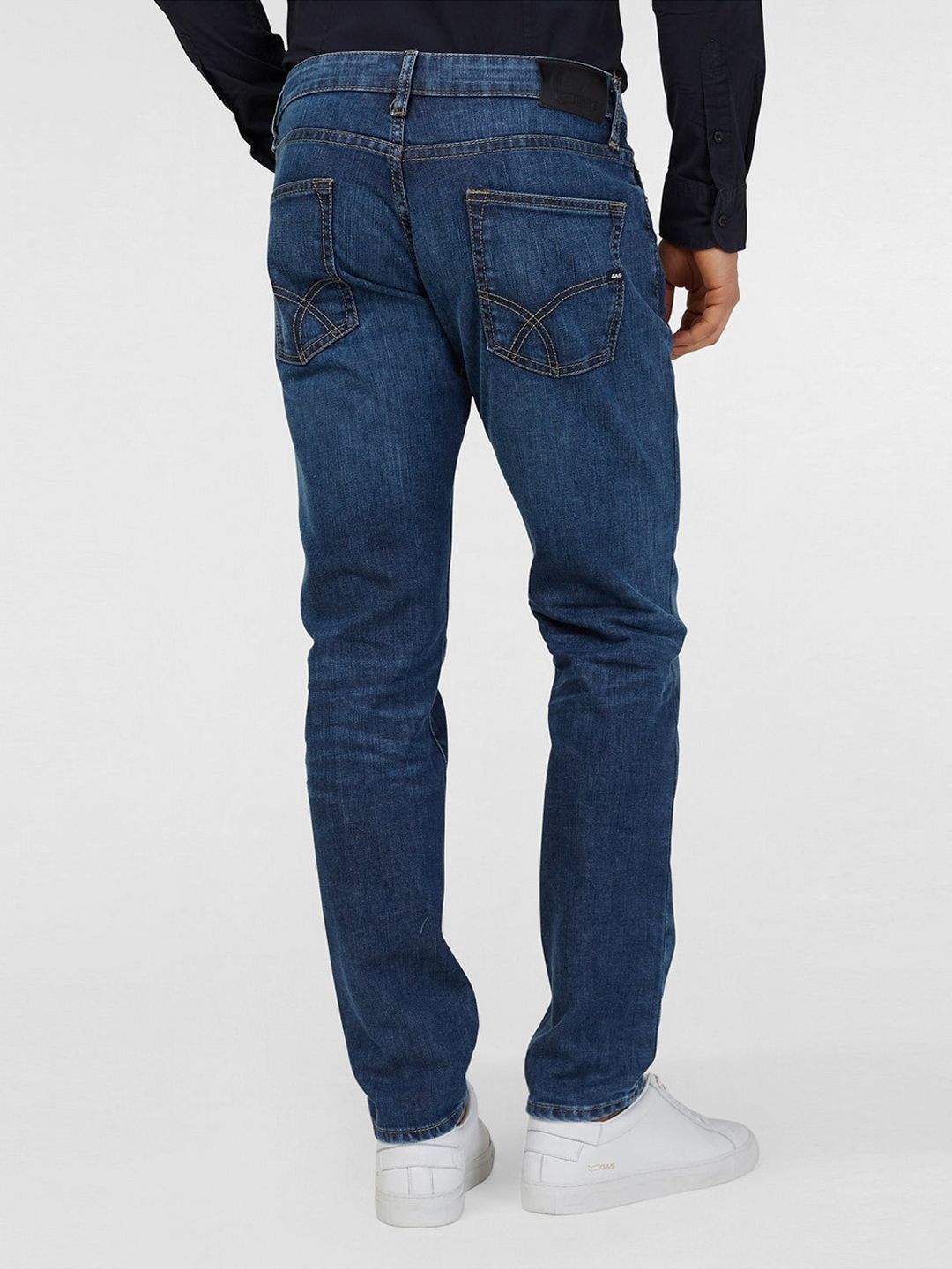 Men's Norton Carrot Fit Dark Blue Jeans