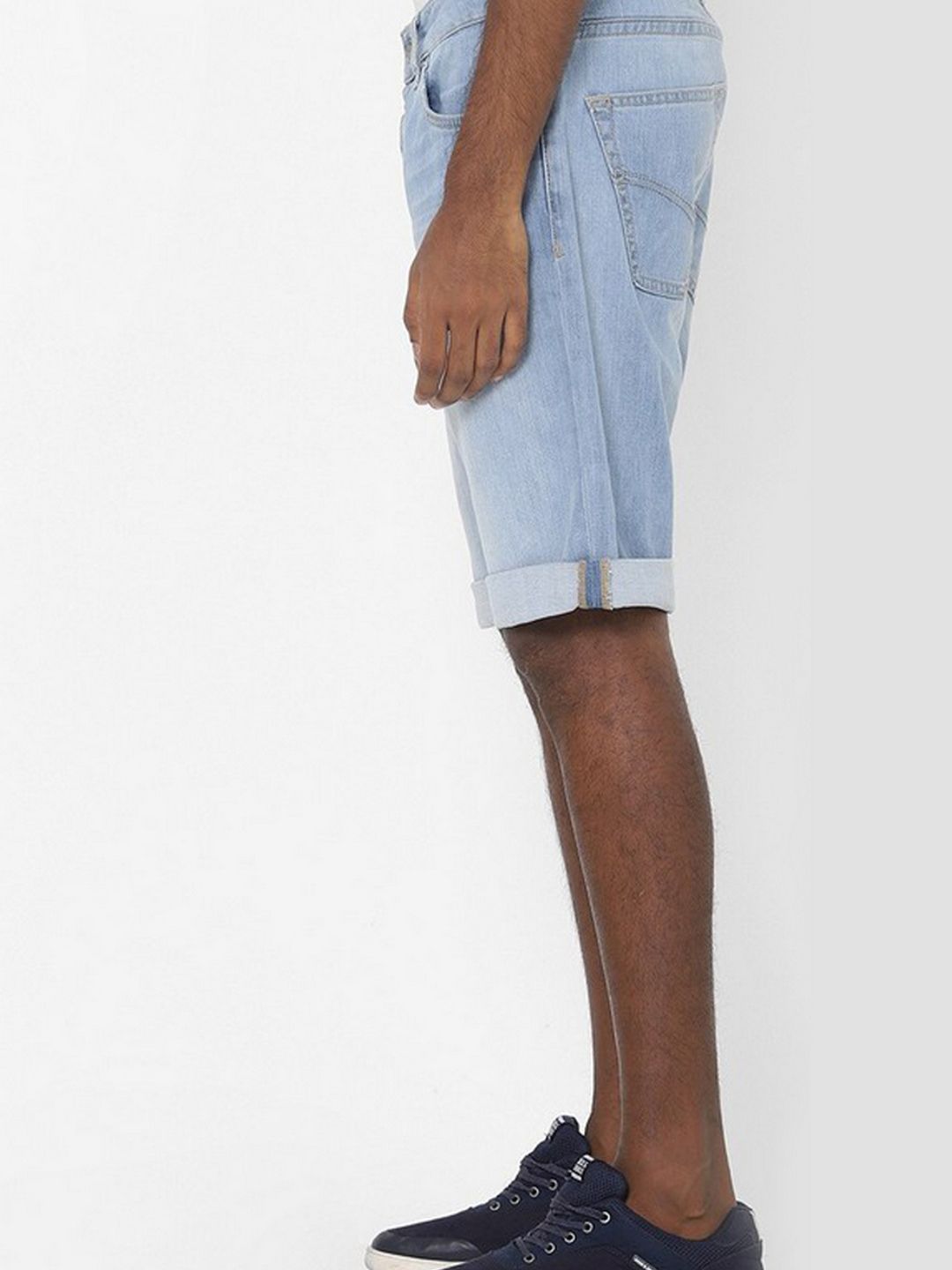 Men's Norton carrot blue denim shorts
