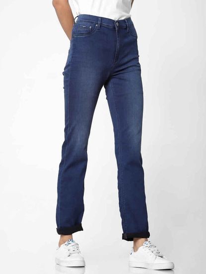 Women's mid wash skinny fit Sumatra X jeans