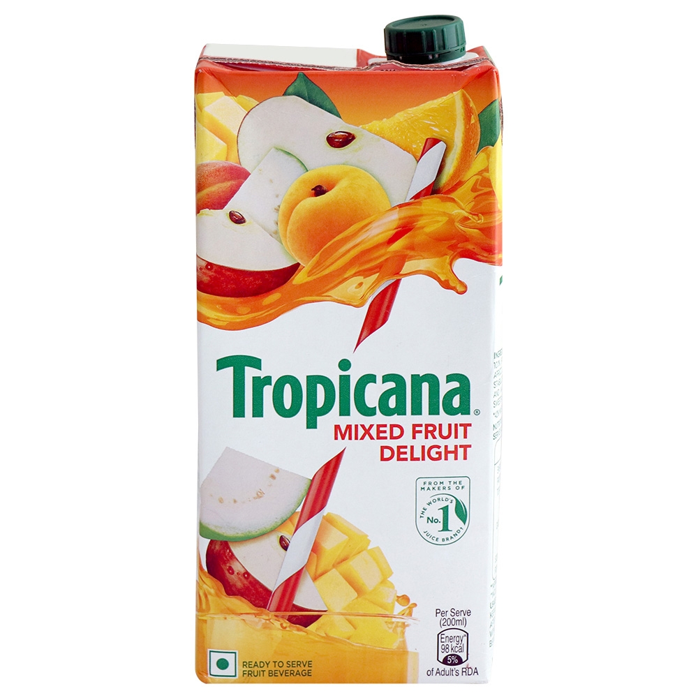 Tropicana Mixed Fruit Delight Fruit Juice 1 L tropicana-mixed-fruit-delight-fruit-juice-1-l