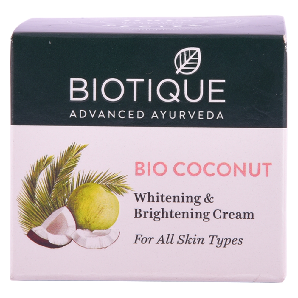 Biotique Bio Coconut Milk Whitening & Brightening Cream 50 g