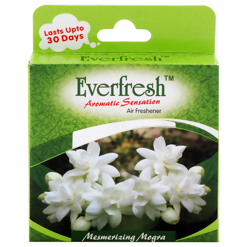 Everfresh Aromatic Sensation Mesmerizing Mogra Air Freshener Block 50 g