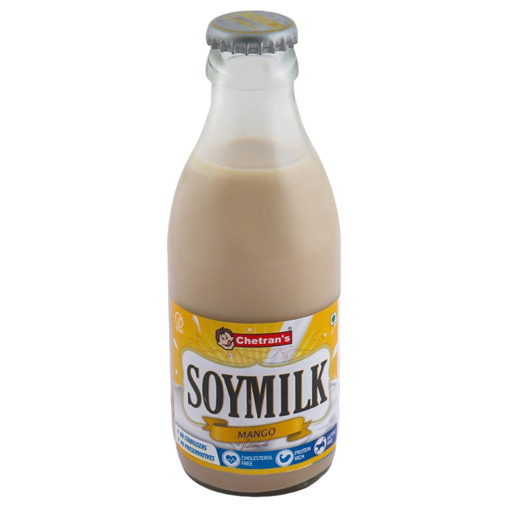 Chetran's Mango Flavoured Soy Milk 200 ml (Bottle)
