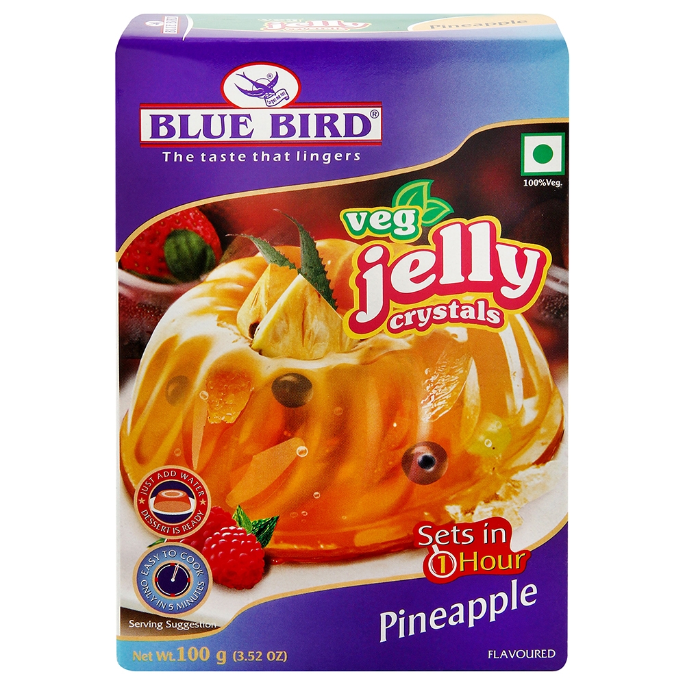 Blue Bird Veg Pineapple Jelly Crystals 100 g