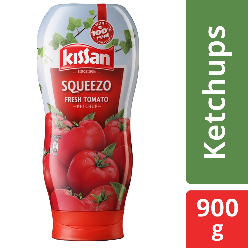 Kissan Fresh Tomato Ketchup Squeezo 900 g