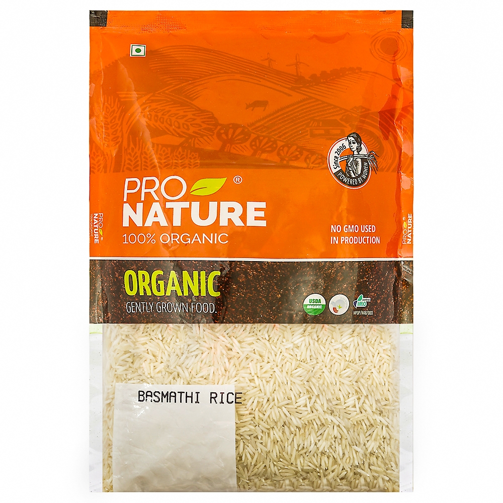Pro Nature 100 Organic Basmati Rice 1 kg