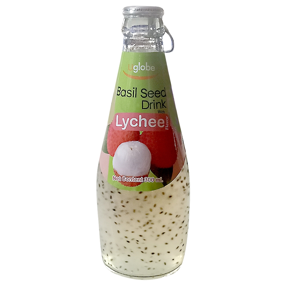 UGlobe Basil Seed Lychee Drink 300 ml