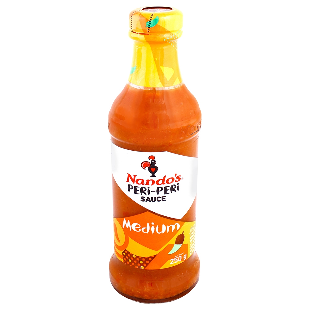 Nandos Medium Hot Peri Peri Sauce 250 G 