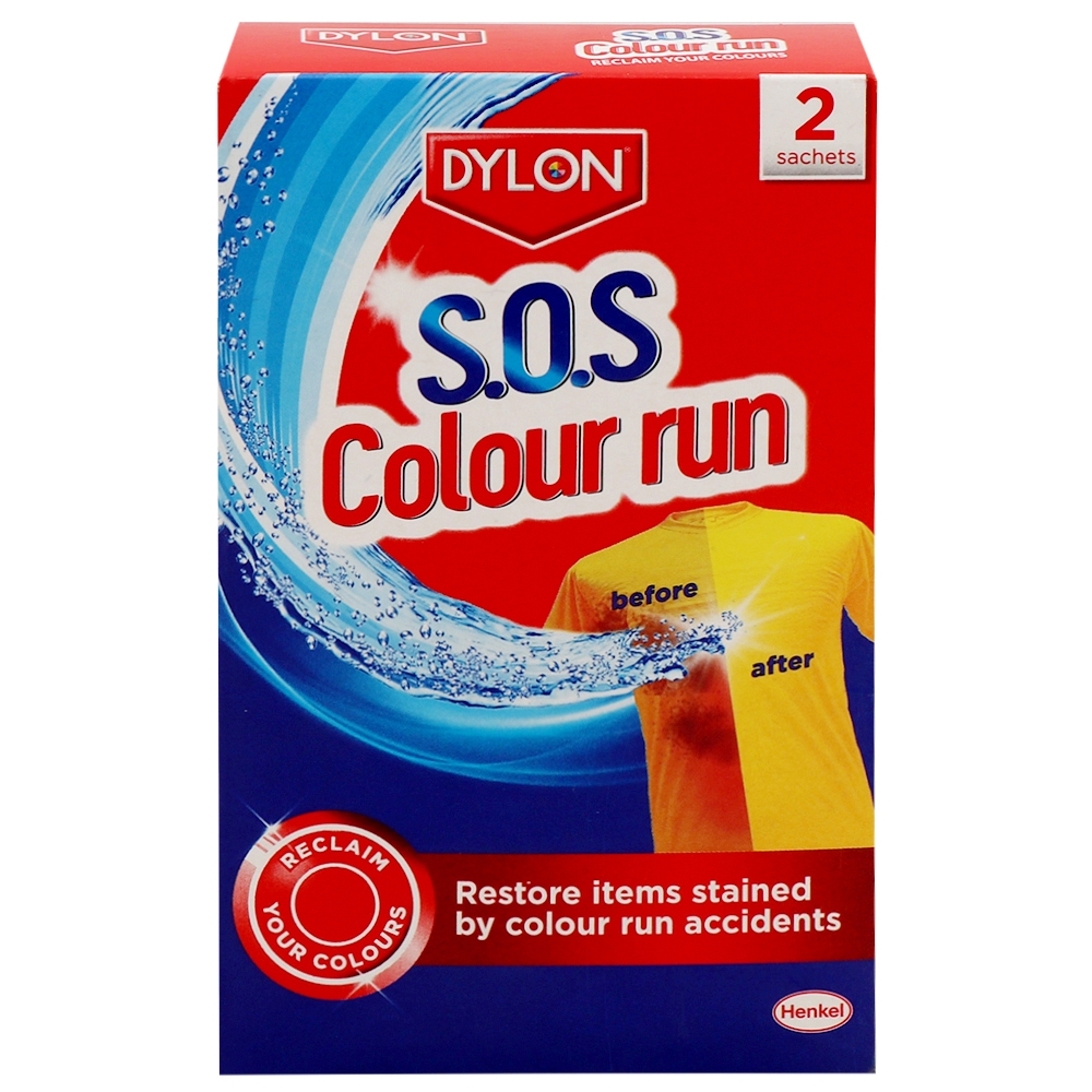 Dylon S.O.S Colour Run Stain Remover 75 ml (Pack of 2)
