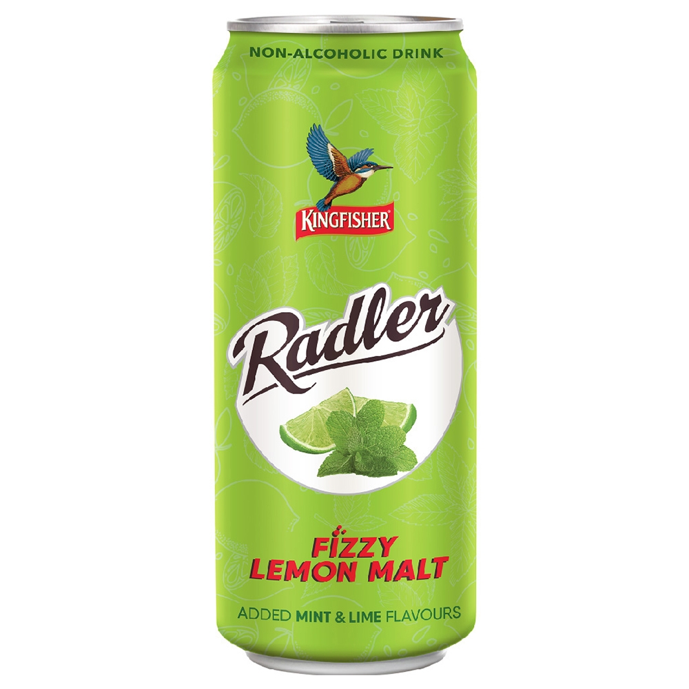 Kingfisher Radler Mint & Lime Non Alcoholic Malt Drink 300 ml