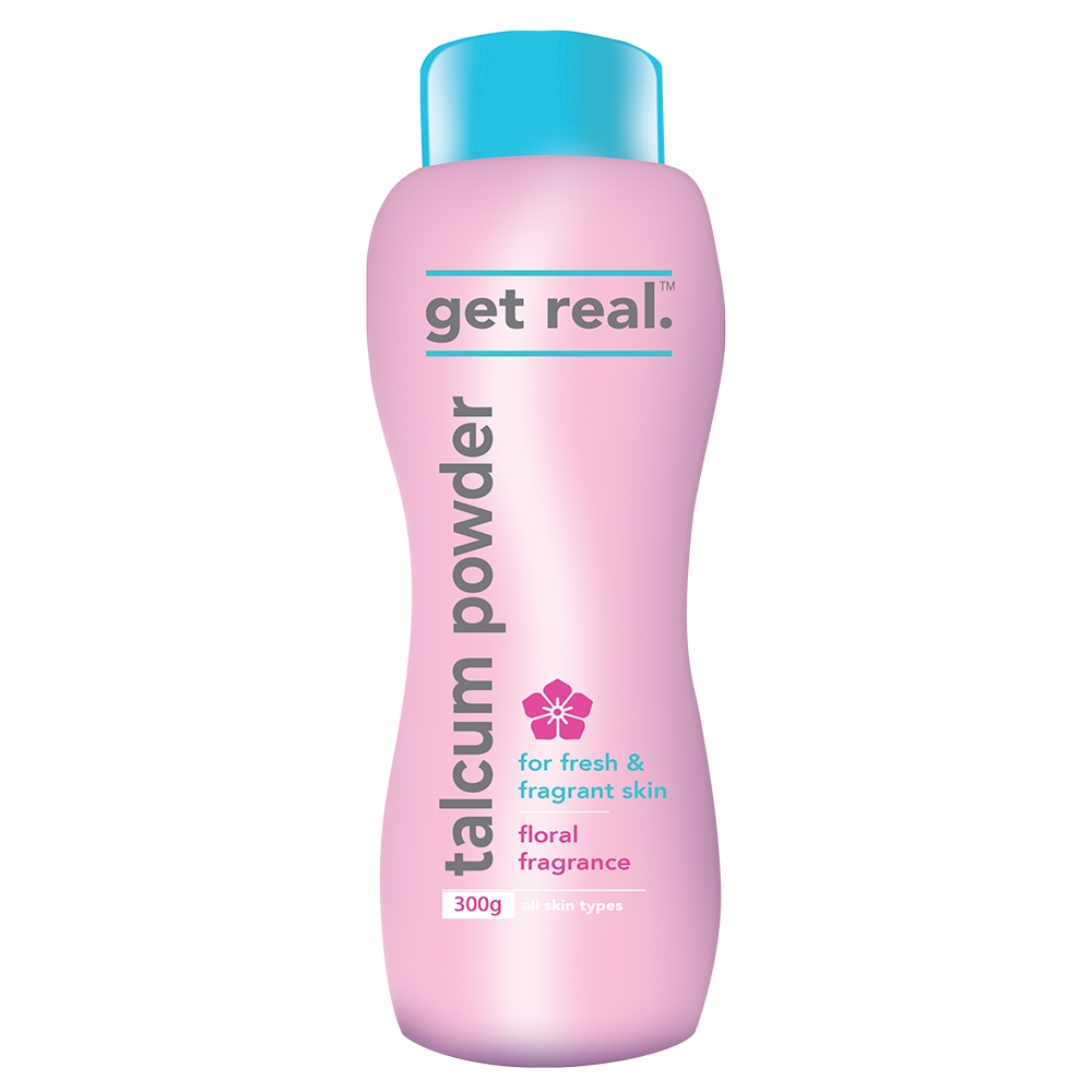 Get Real Floral Talcum Powder 300 g (Buy 1 Get 1 Free)