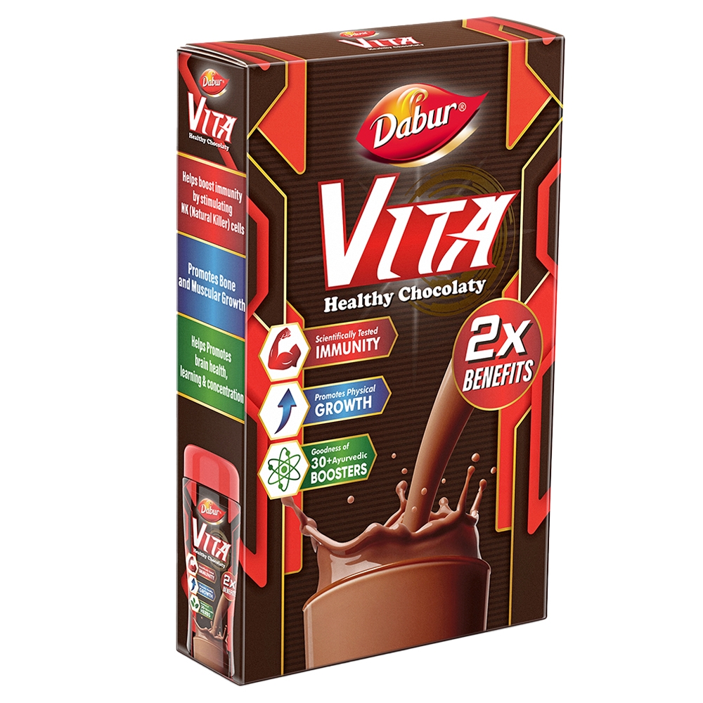Dabur VITA Healthy Chocolaty Drink Mix 200 G dabur-vita-healthy-chocolaty-drink-mix-200-g