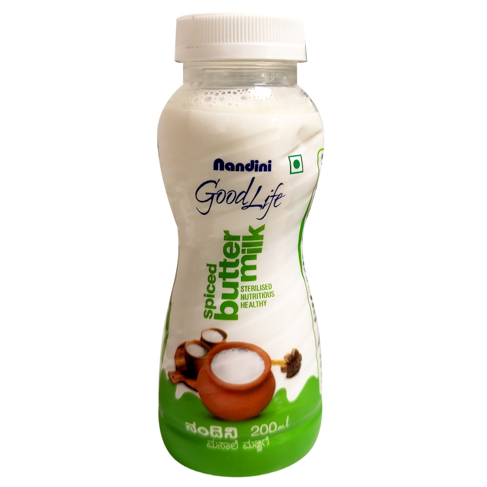 Nandini Goodlife Spiced Buttermilk 200 ml (Pet Bottle)