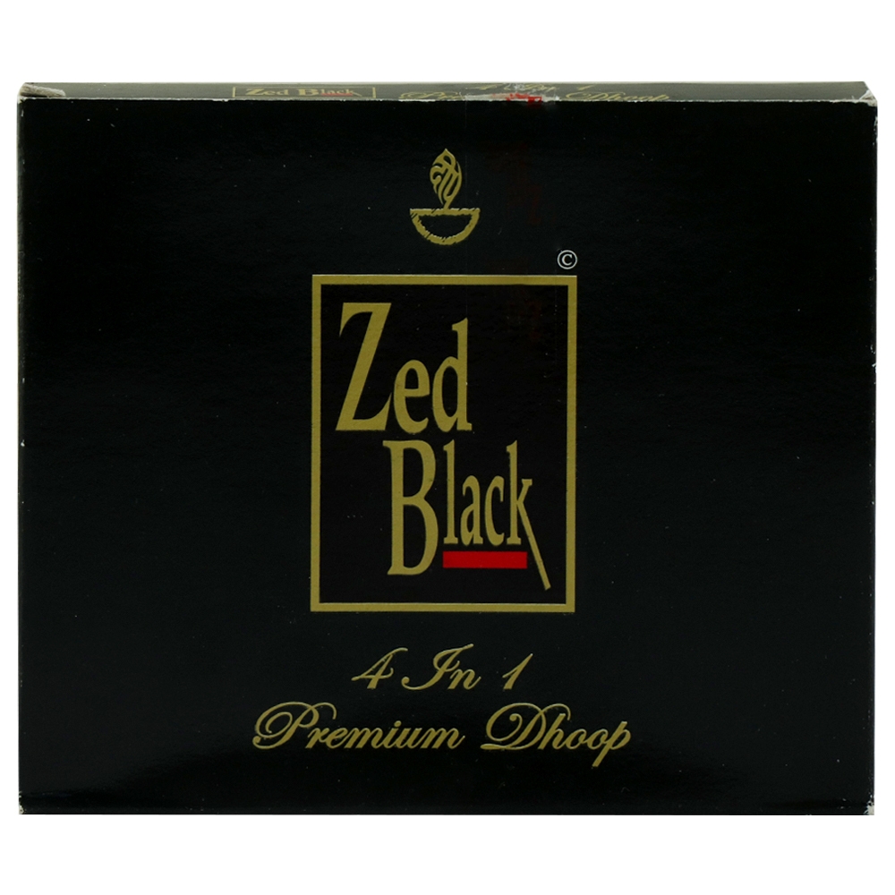 Zed Black 4 in 1 Premium Dhoop 16 sticks