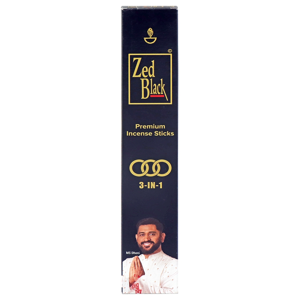 Zed Black Premium 3 In 1 Incense Sticks 16 G 2067