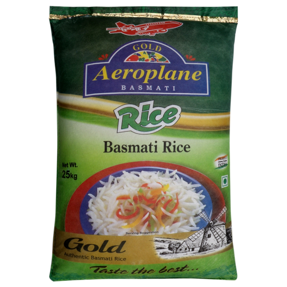 Aeroplane Gold Basmati Rice 25 kg