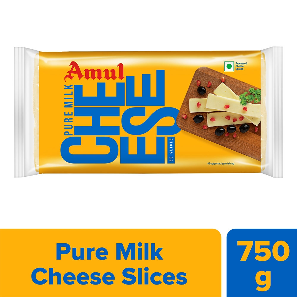 Amul Processed Cheese Slices 750 g (Pack)