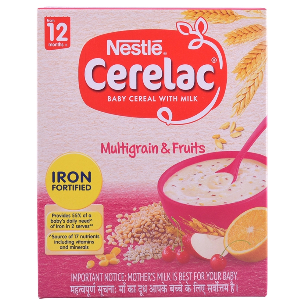 Cerelac Baby Cereal with Milk Multigrain & Fruits 12 months + 300 g