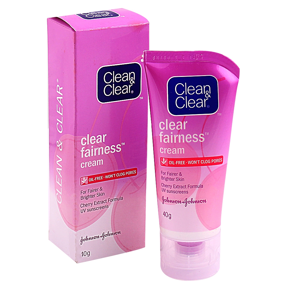 Clean & Clear Cherry Extract Formula OilFree UV Sunscreens Fairness