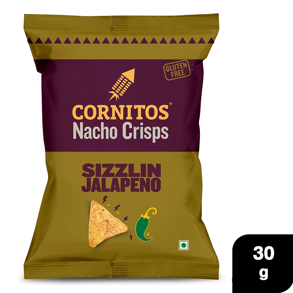 Cornitos Sizzlin Jalapeno Nacho Crisps 30 g