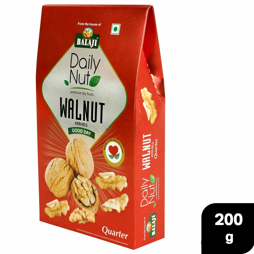 Daily Nut Quarter Walnut Kernels 200 g